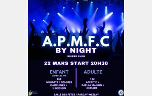 APMFC BY NIGHT (soirée club)